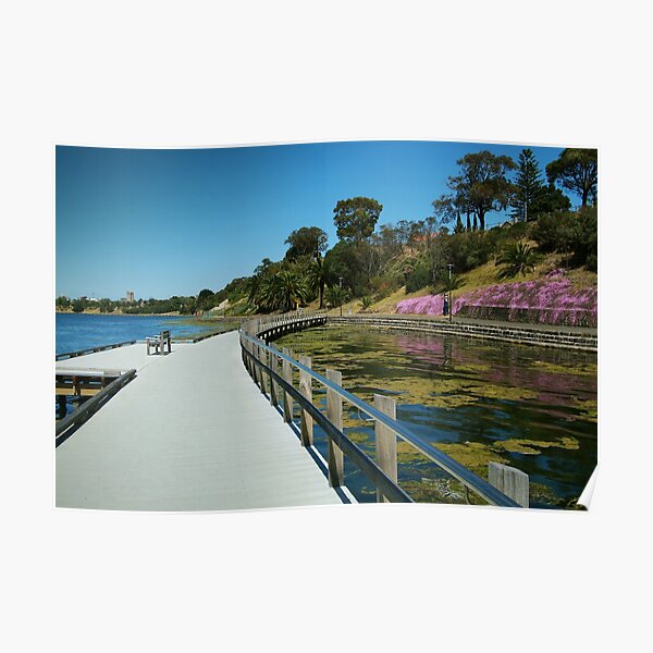 "Rippleside Board Walk, Geelong" Poster for Sale by Mortelliti Redbubble
