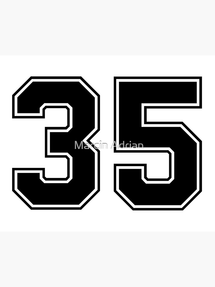 30 American Football Classic Vintage Sport Jersey Number in black