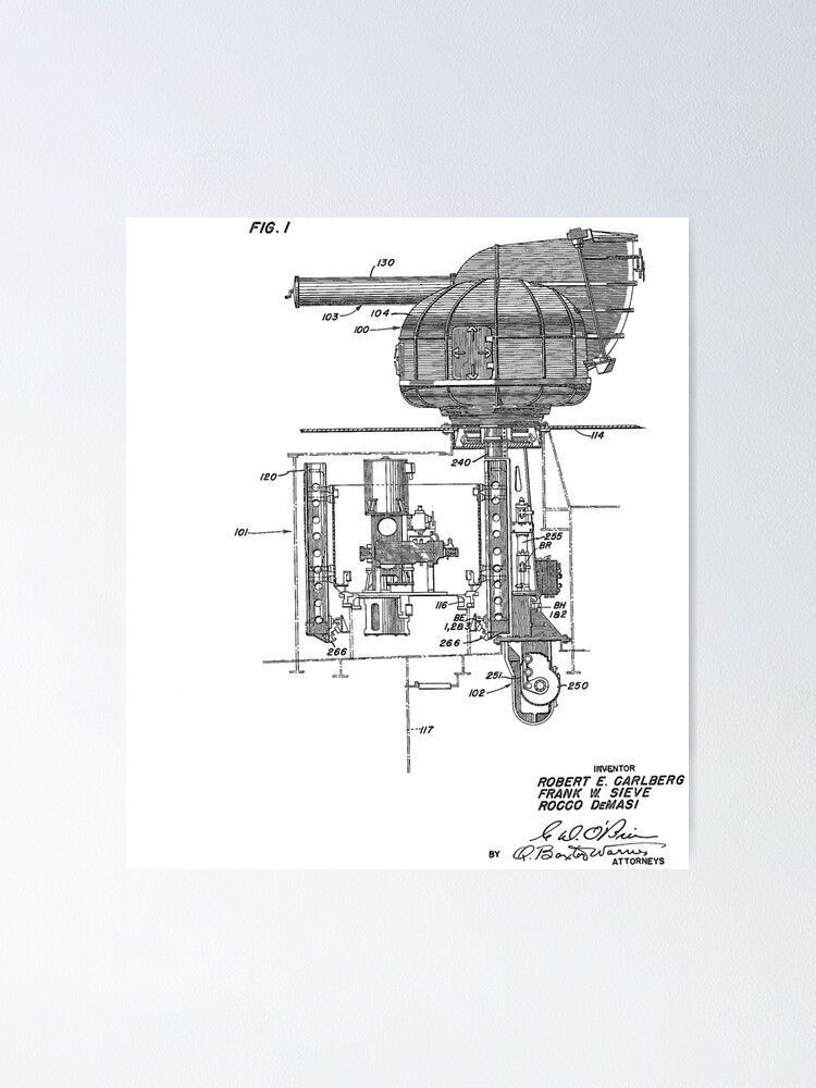 Missile Launcher Vintage Patent Hand Drawing Poster By Theyoungdesigns Redbubble