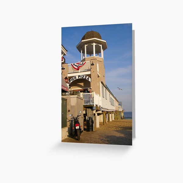 Pizza on the Pier Greeting Card