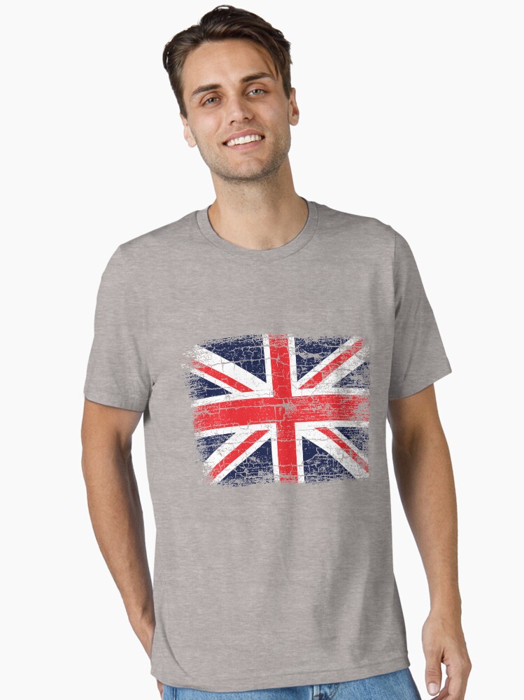 Thumbnail 1 of 7, Essential T-Shirt, Vintage UK British Flag design designed and sold by EthosWear.