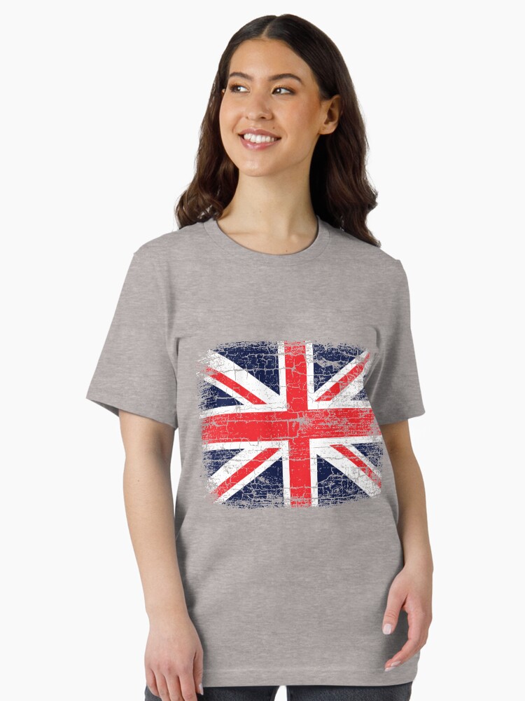 Thumbnail 2 of 7, Essential T-Shirt, Vintage UK British Flag design designed and sold by EthosWear.