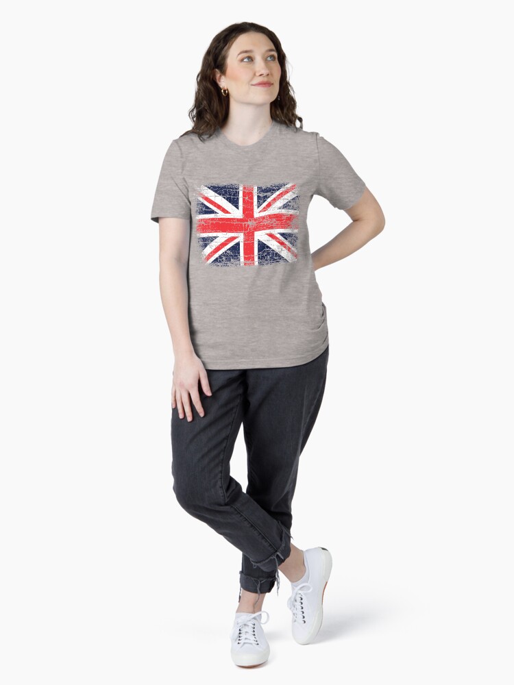 Thumbnail 4 of 7, Essential T-Shirt, Vintage UK British Flag design designed and sold by EthosWear.