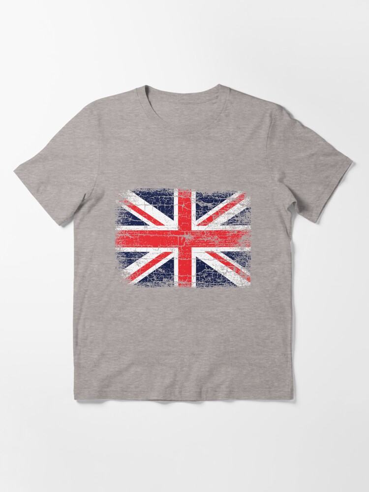 Thumbnail 3 of 7, Essential T-Shirt, Vintage UK British Flag design designed and sold by EthosWear.