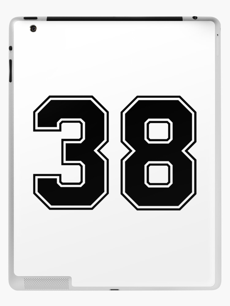 38 hot sale jersey number