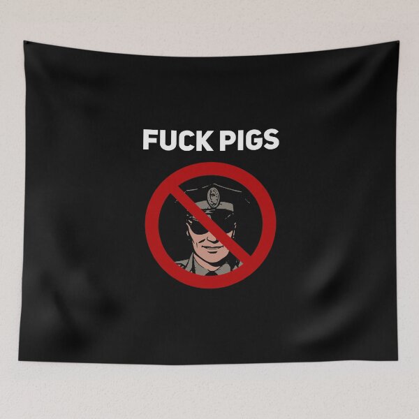 Item preview, Fuck Pigs Thug Life T-Shirt designed and sold by Joepseudo.