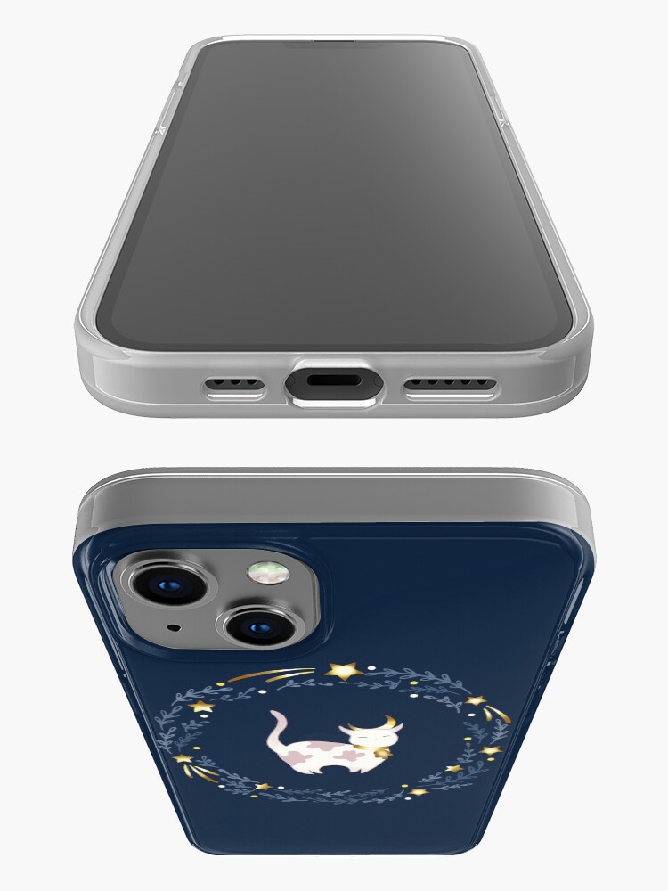 Alternate view of Zodiac cat - Taurus iPhone Case