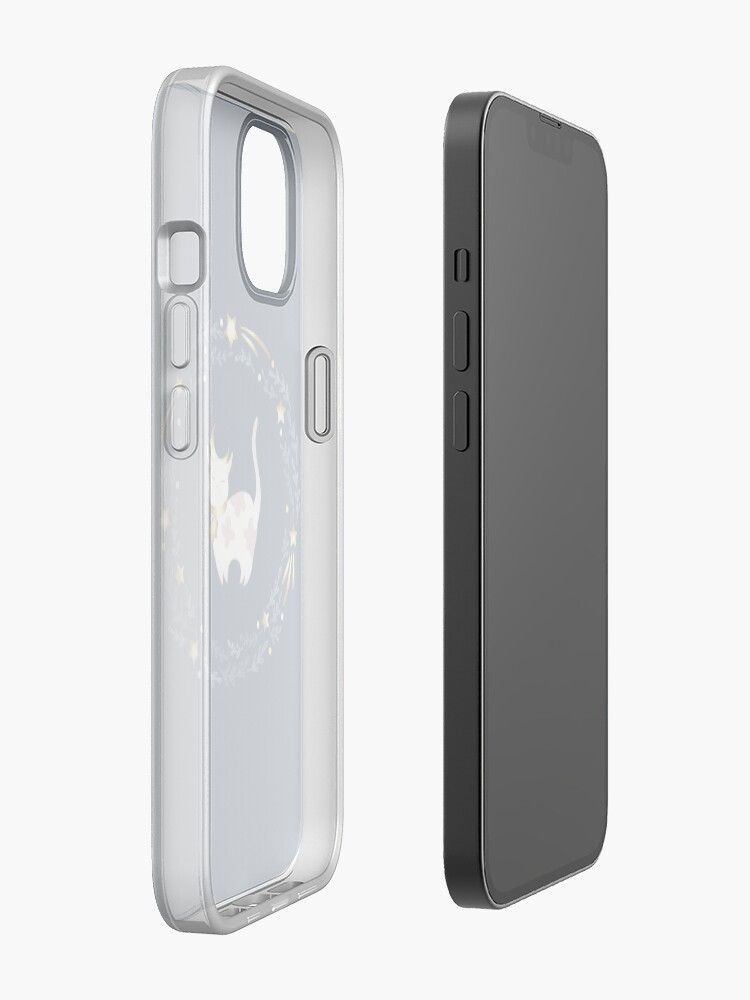 Alternate view of Zodiac cat - Taurus iPhone Case
