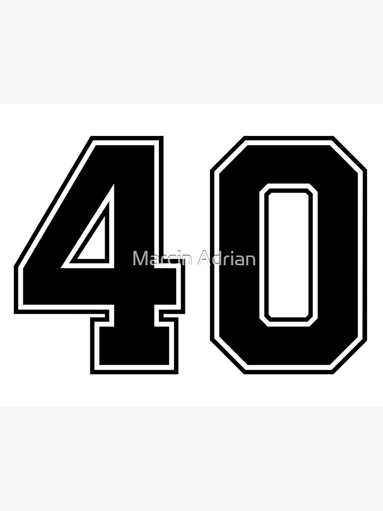 40 jersey number