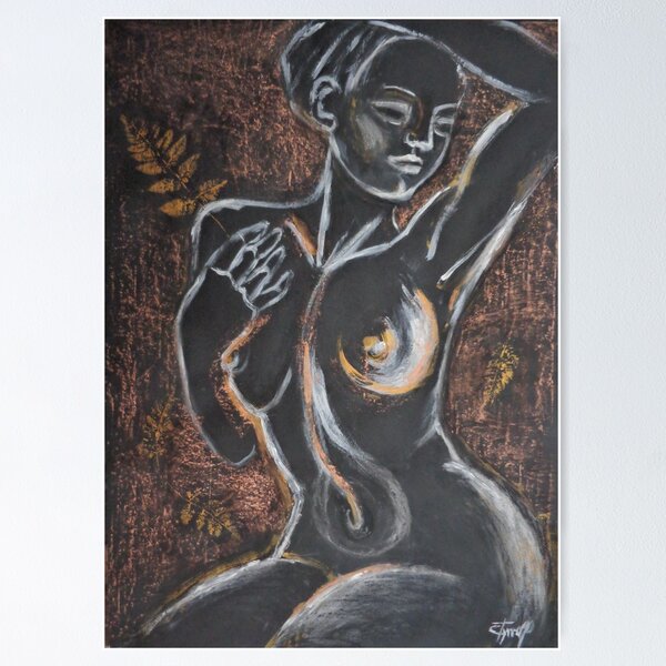 Item preview, Golden Fern 1 - Female Nude designed and sold by Carmen Tyrrell.
