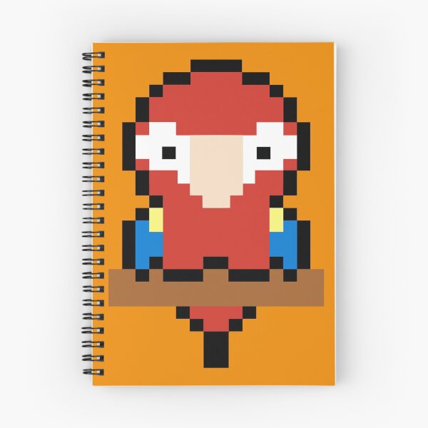 Item preview, Pixel Macaw (Scarlet) designed and sold by kishizu.