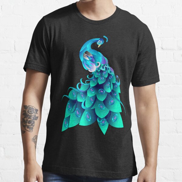 "Colorful Peacock Graphic" T-shirt for Sale by paulahelit | Redbubble ...