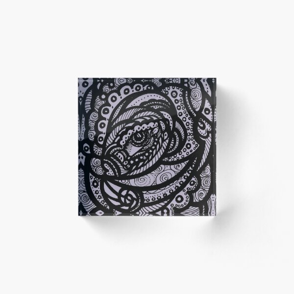 Eye Circles Acrylic Block