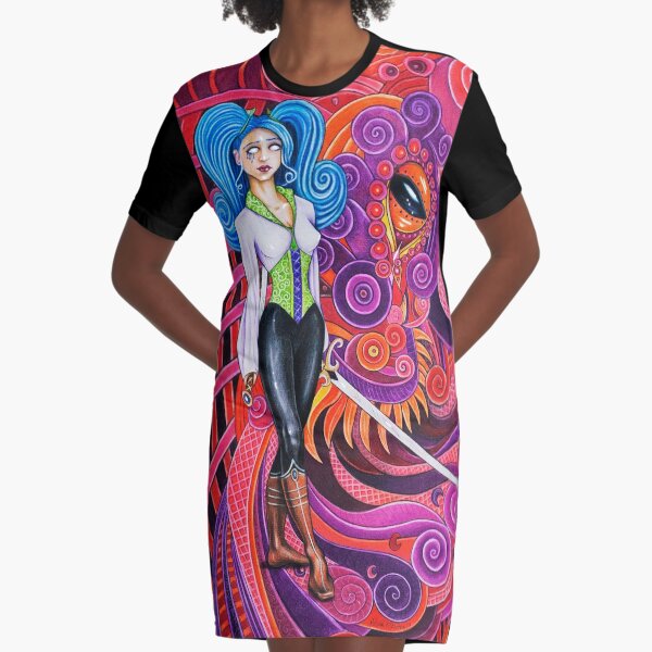 Watcher Graphic T-Shirt Dress