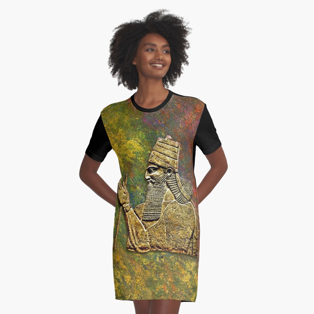 Item preview, Graphic T-Shirt Dress designed and sold by doniainart.