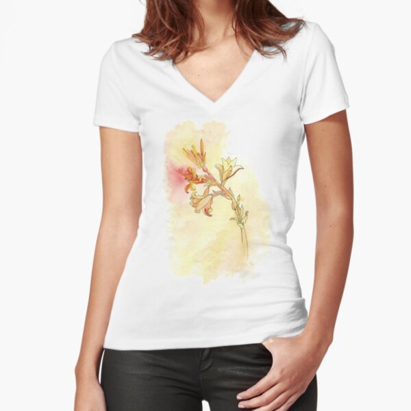 Fitted V-Neck T-Shirt