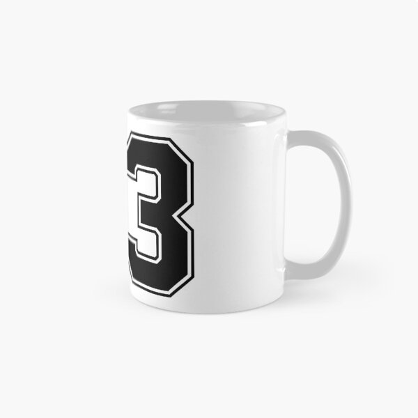 Item preview, 43 American Football Classic Vintage Sport Jersey Number in black number on white background for american football, baseball or basketball designed and sold by Marcin Adrian.