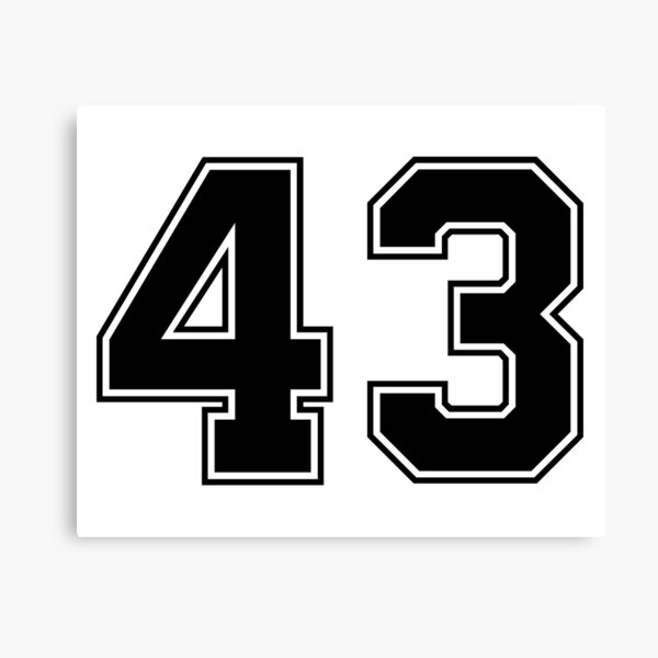 14 American Football Classic Vintage Sport Jersey Number in black number on  white background for american football, baseball or basketball Poster for  Sale by Marcin Adrian