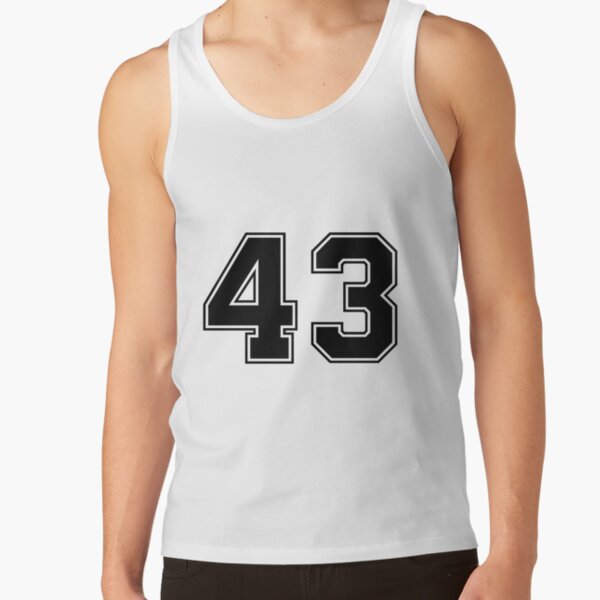 Shirtzshop - Camiseta de fútbol americano, diseño con número 43