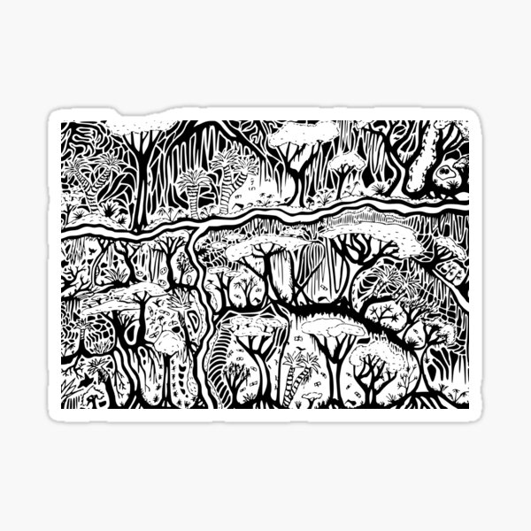 Kiwi Forest Sticker