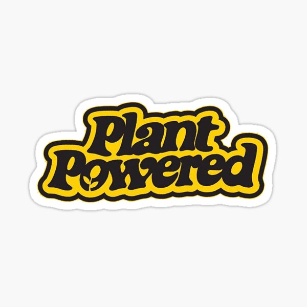 plant powered Sticker