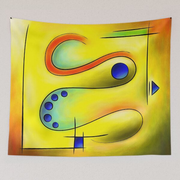 Item preview, Nerive mosa - frozen snake in blue orange valley designed and sold by Cersatti.