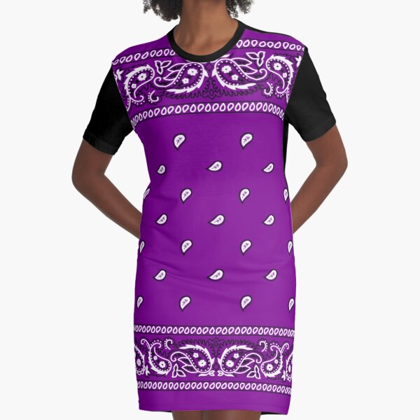 Bandana Purple Graphic T-Shirt for Sale by MBlack100