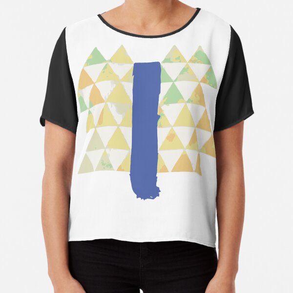 Blue Slide Park Chiffon Top