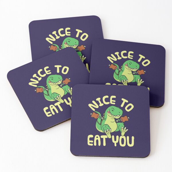 Item preview, Nice To Eat You Dinosaur designed and sold by jaygo.