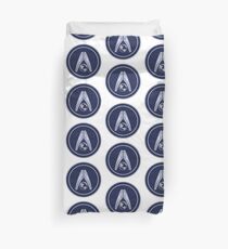 Systems Alliance Patch | Mass Effect Embroidered Patch Style Duvet Cover