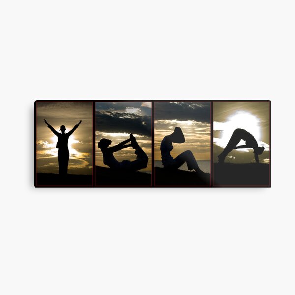 Yoga Metal Print