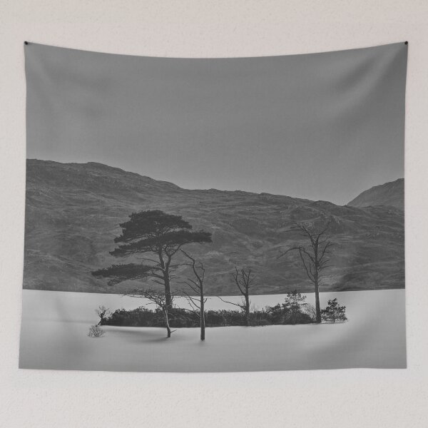 Item preview, Loch Assynt, Night - black and white designed and sold by ShinyPhoto.