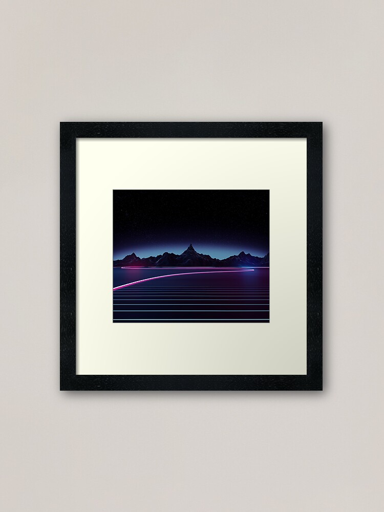 Alternate view of Highway Framed Art Print