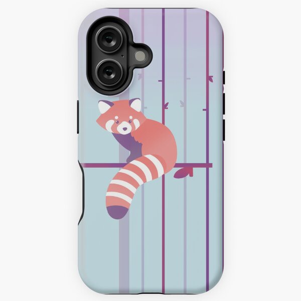 Red panda iPhone Tough Case