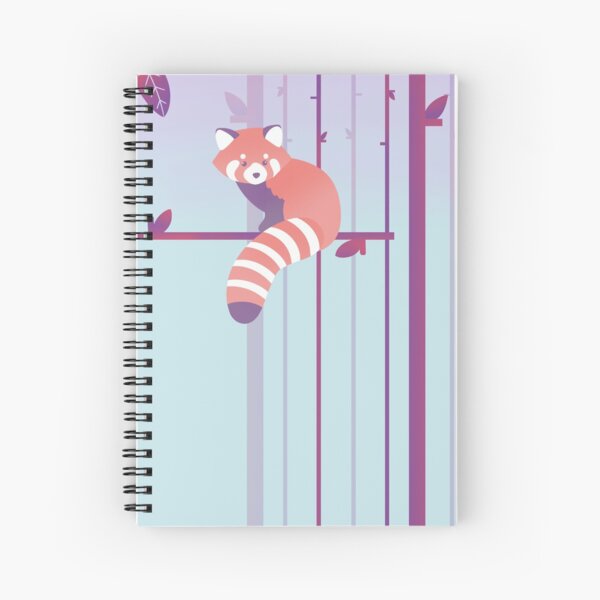 Red panda Spiral Notebook