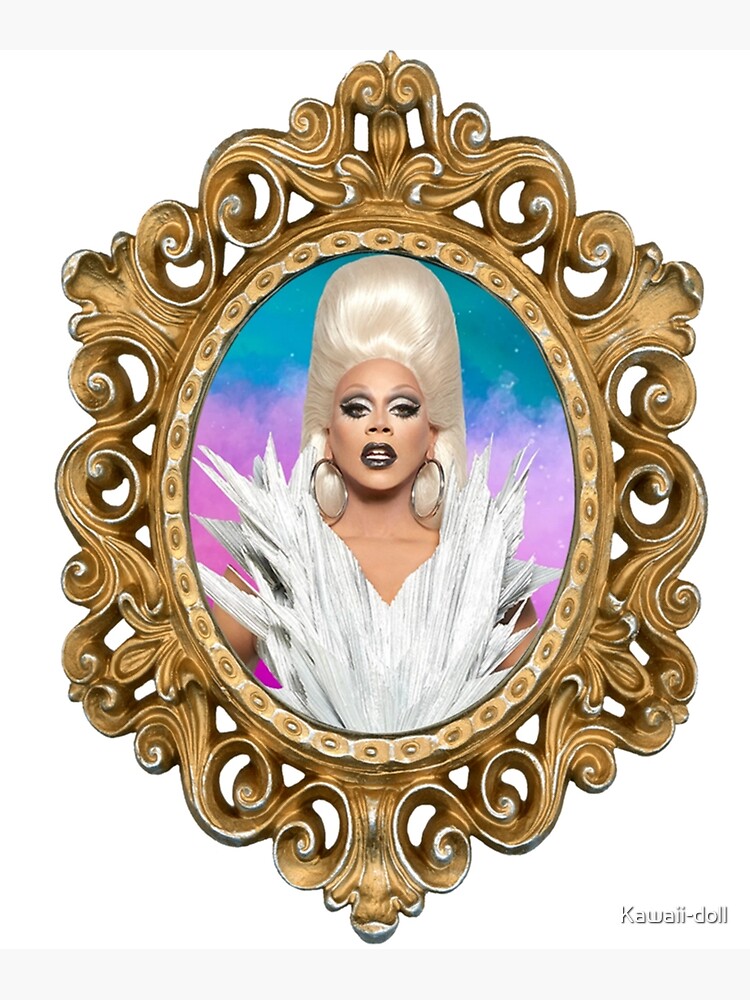Thumbnail 2 of 2, Greeting Card, Mama Ru Rupaul's Drag Race designed and sold by Kawaii-doll.