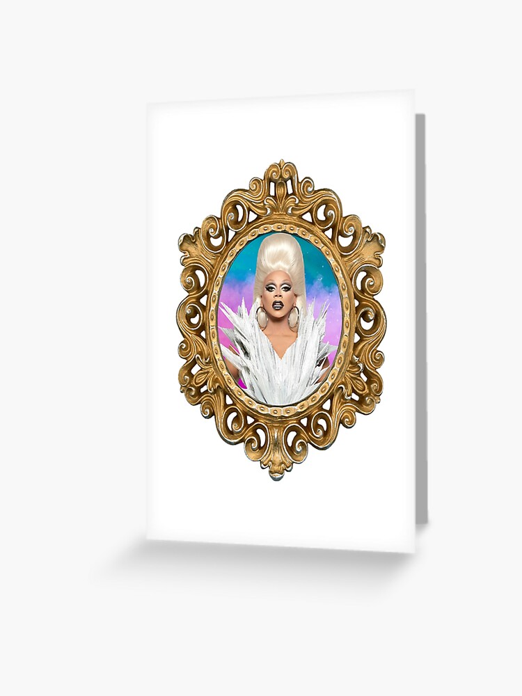 Thumbnail 1 of 2, Greeting Card, Mama Ru Rupaul's Drag Race designed and sold by Kawaii-doll.