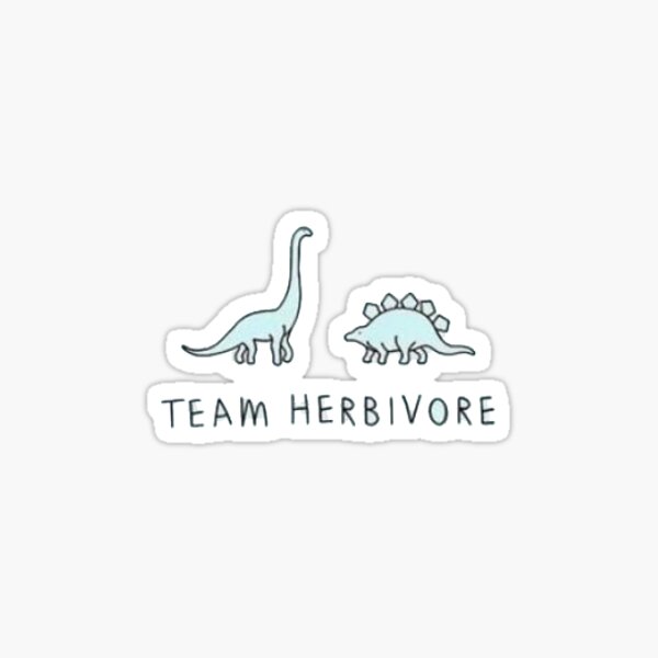 team herbivore Sticker