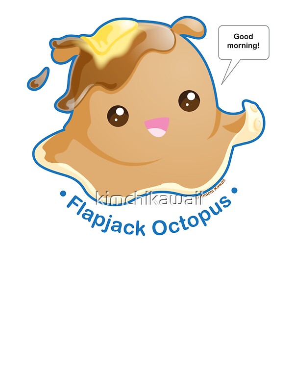 "Cute Flapjack Octopus" Stickers by kimchikawaii Redbubble
