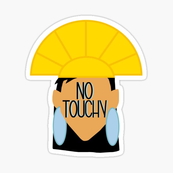No Touchy Sticker