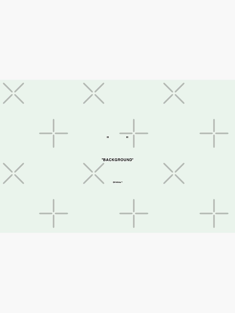 Off White Quotations Color Background Laptop Skin