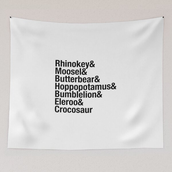 Item preview, The Wuzzles character typography list designed and sold by azule1.