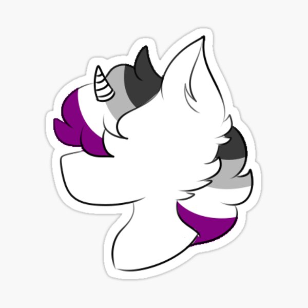 Asexual Pride Mlp Sticker Sticker By Emileescene Redbubble