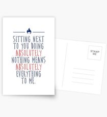 I Absolutely Love You Postcards