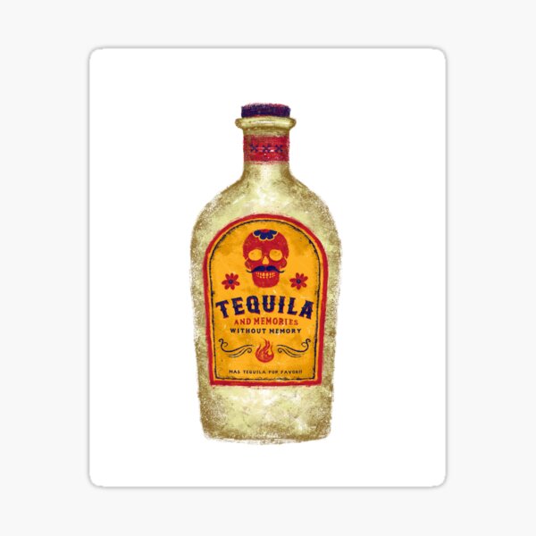 “TEQUILA” Sticker for Sale by VINCENTYANZO | Redbubble
