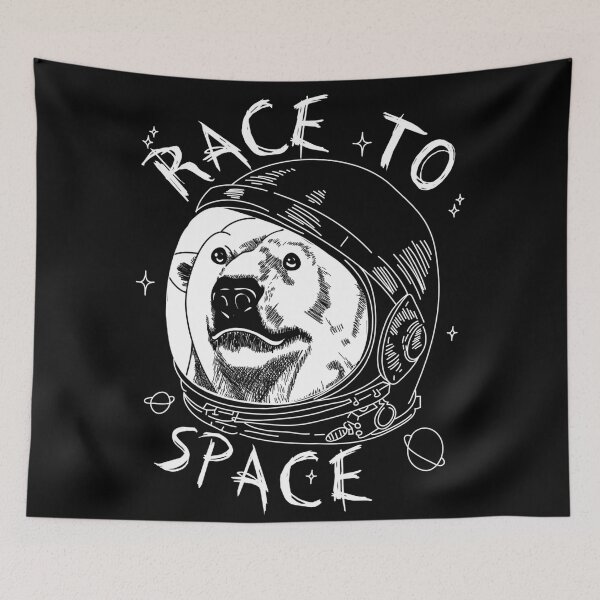 Item preview, Space Race Polar Bear Style designed and sold by OlympusMons.