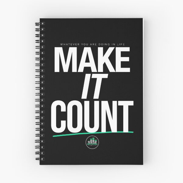 Item preview, MAKE IT COUNT (White) designed and sold by fearlessmotivat.