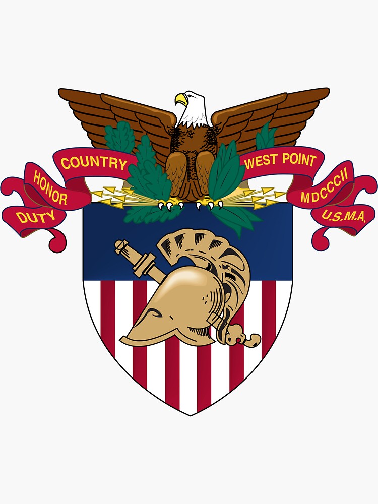 "United States Military Academy at West Point Crest" Sticker for Sale