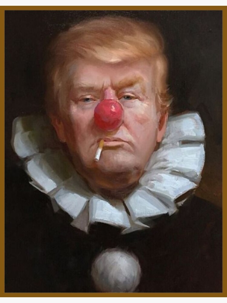 Clown President Donald Trump by almosthillwood