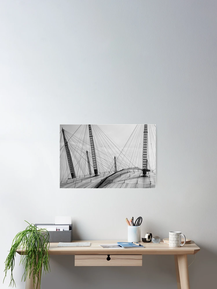 Thumbnail 2 of 3, Poster, O2 roofscape designed and sold by Susan Purveur.